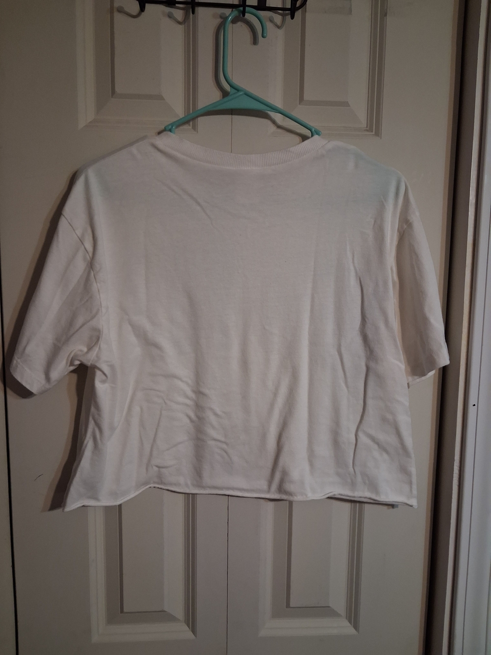 No Boundaries White Tee with Navy Logo - Picture 2 of 3